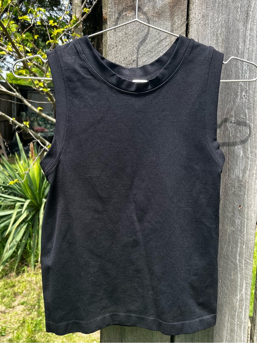 Classic Black Stretch Sleeveless Tank Top